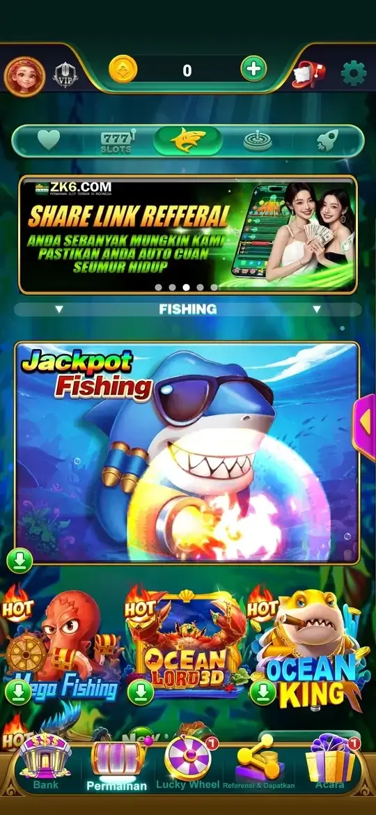 ZK6 tembak ikan jackpot fishing